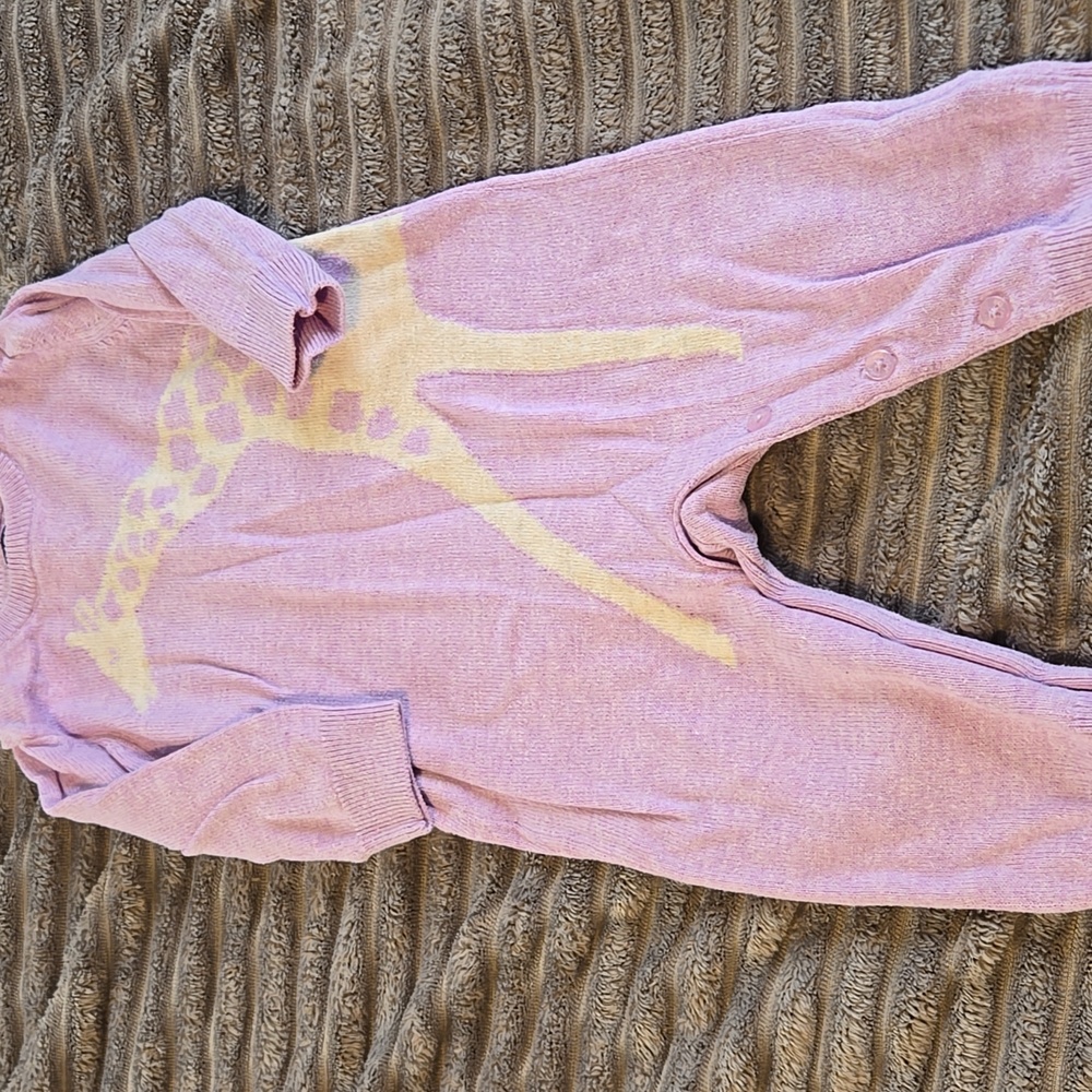 Great condition, light purple and tan giraffe one piece.